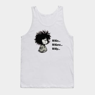 Mafalda Sleeping - Who Where Why -  Comic Tank Top